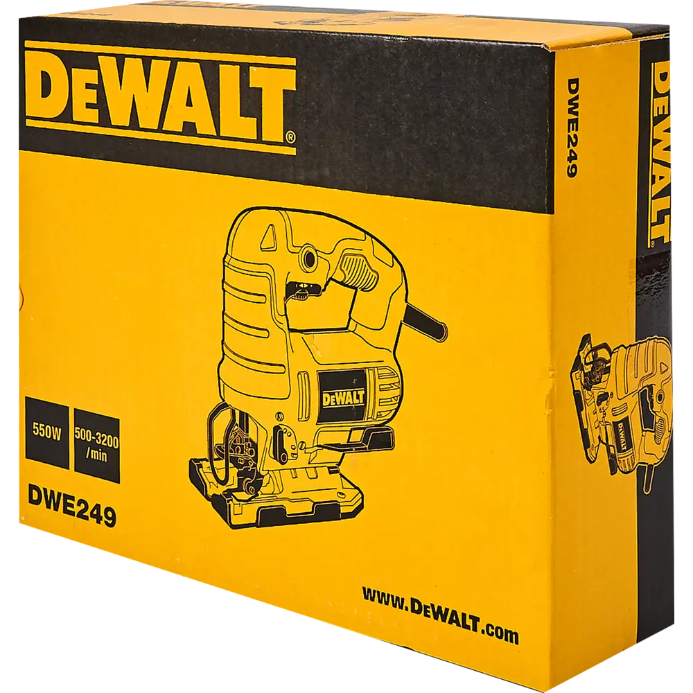Лобзик DeWalt DWE 249-KS, 550 Вт STLM-2031924 - Вид №5