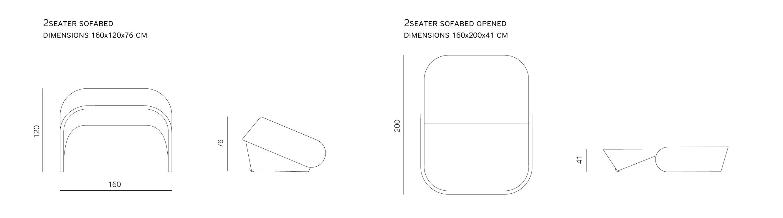 Диван-кровать из ткани prostoria Up-lift ARCH-00143378 - Вид №10