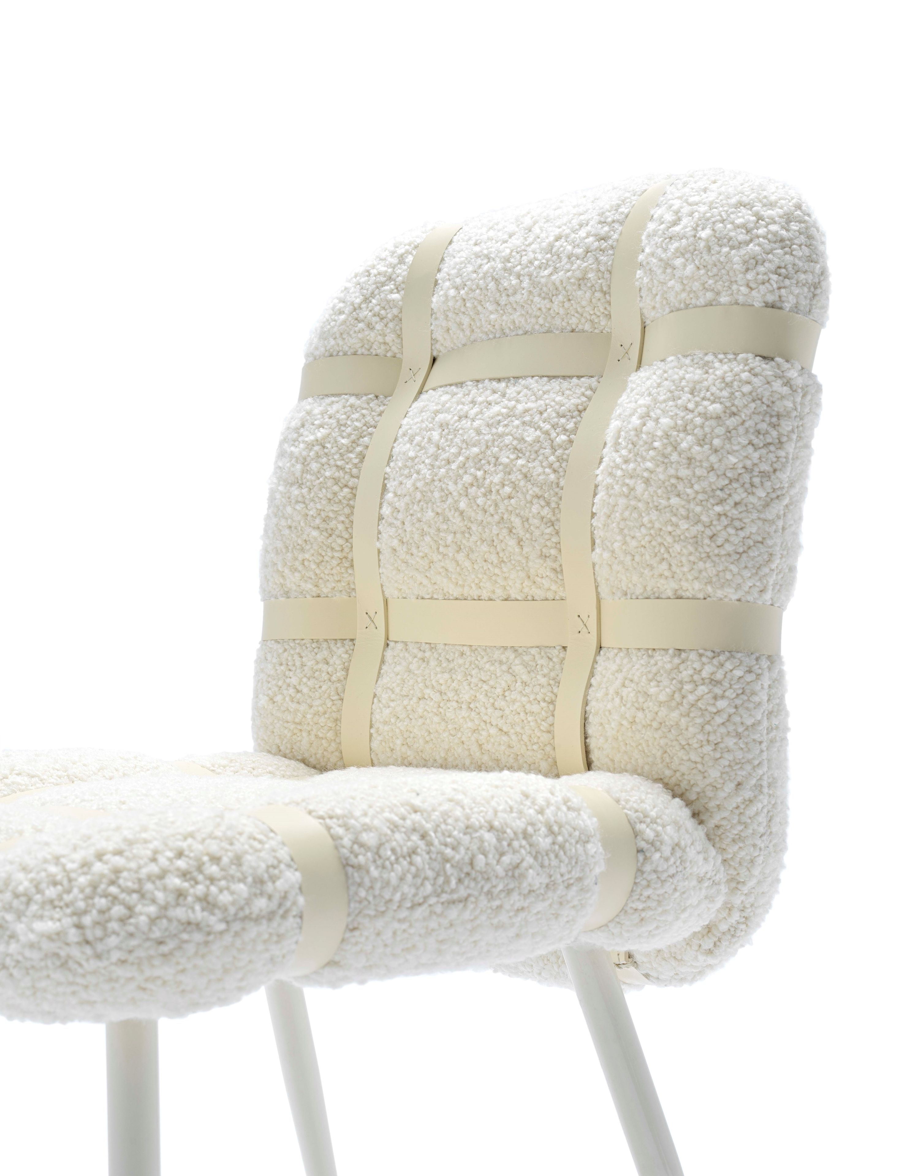 Мягкий стул из ткани букле Fasem Avion ARCH-00078967 - Вид №7