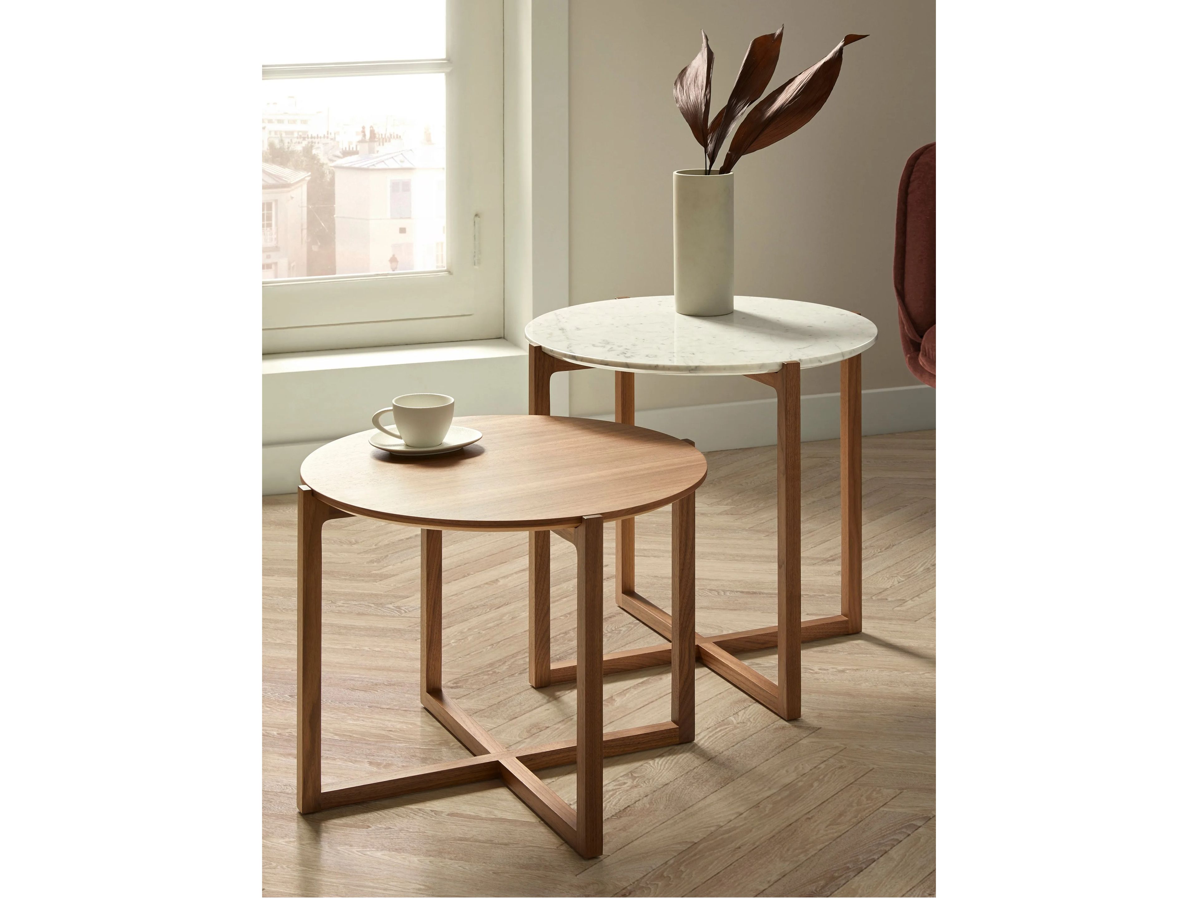 Круглый журнальный столик из МДФ Kendo Mobiliario Лотта ARCH-00115185 - Вид №6