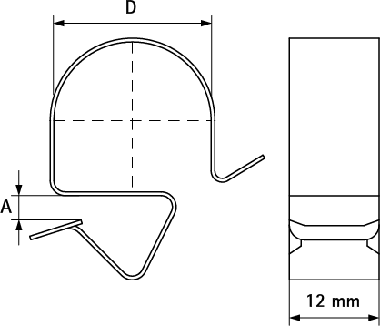 52091209 Крепление для электромонтажа Britclips® GAM8 Клипсы для стальных балок для балок WALRAVEN  - Вид №1