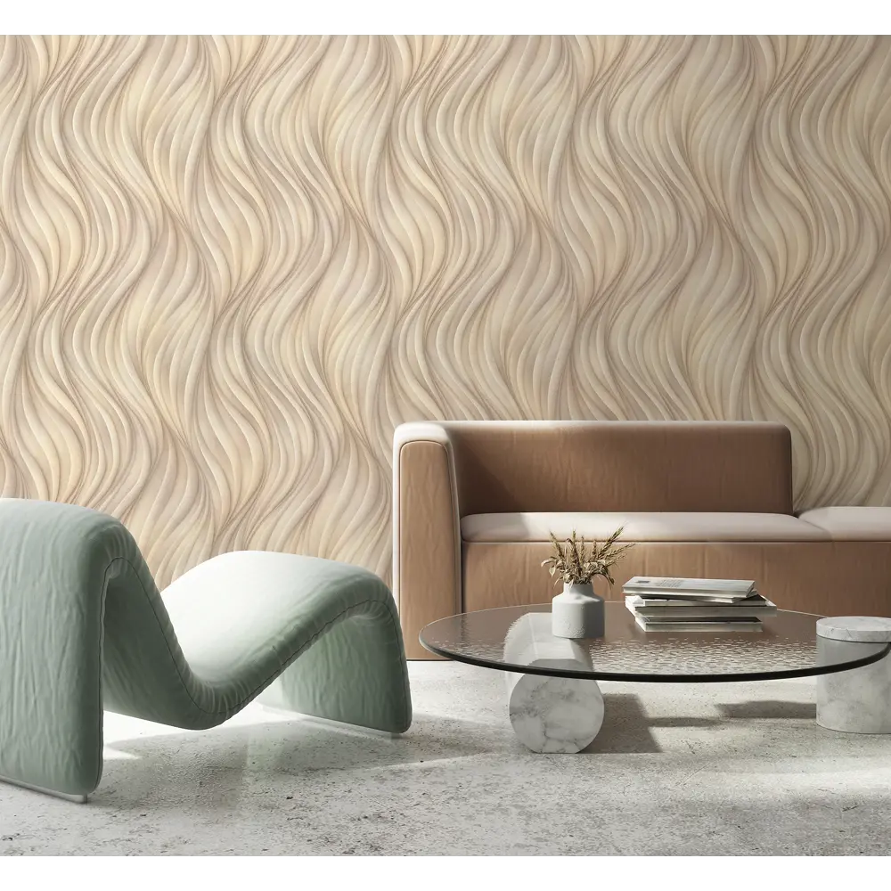 Обои флизелиновые Артекс Эфес бежевые 1.06 м 10692-02 STLM-2172303 - Вид №2