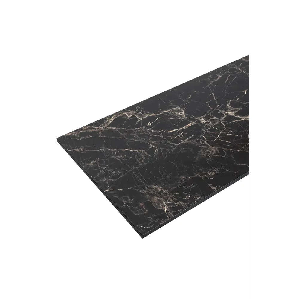 Столешница кухонная Мрамор 120x80x1.6 см HPL-пластик цвет черный Santreyd STLM-2127718 - Вид №3