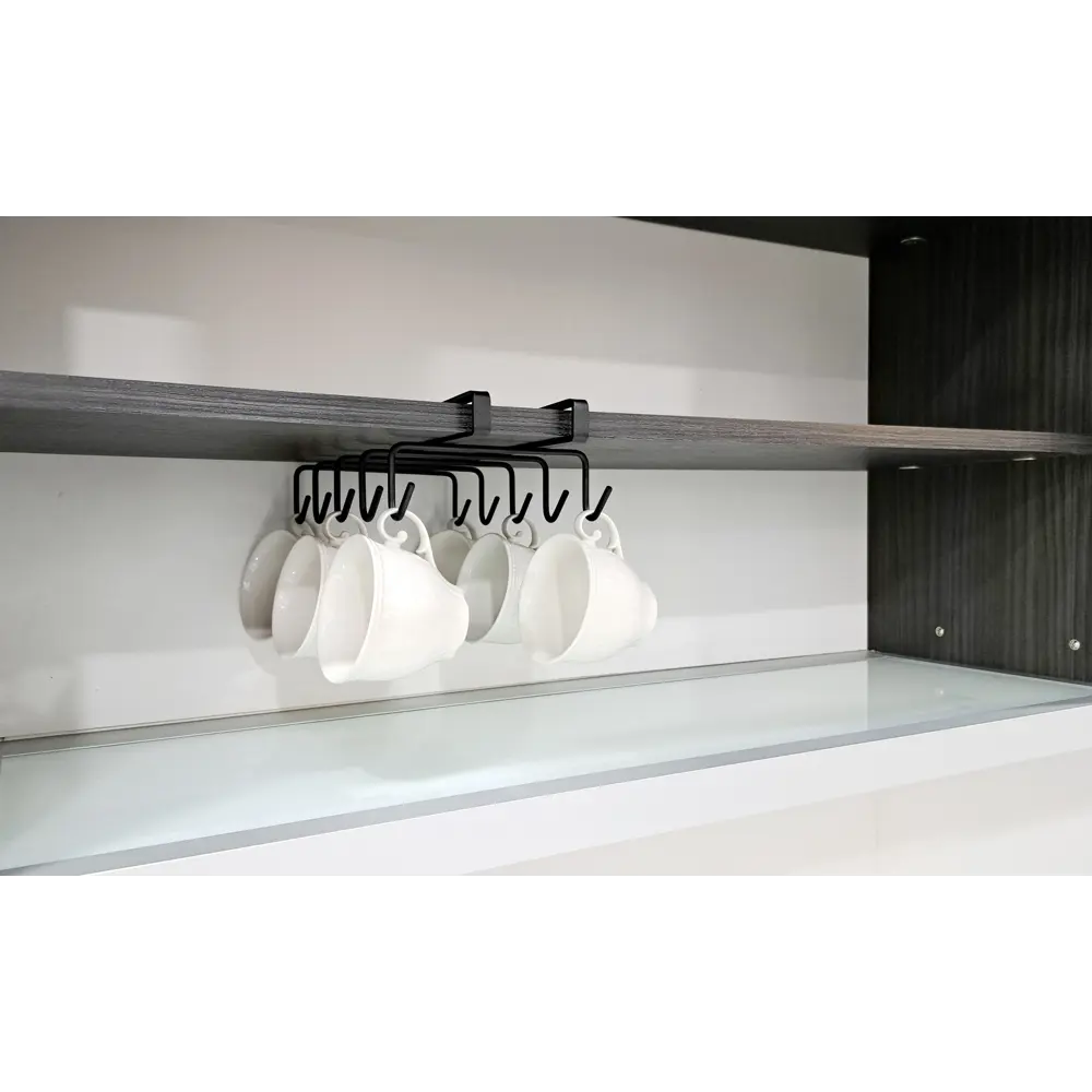 Держатель для кружек KONSENSA 14x7.5x27.5 см сталь цвет черный STLM-2175375 - Вид №2