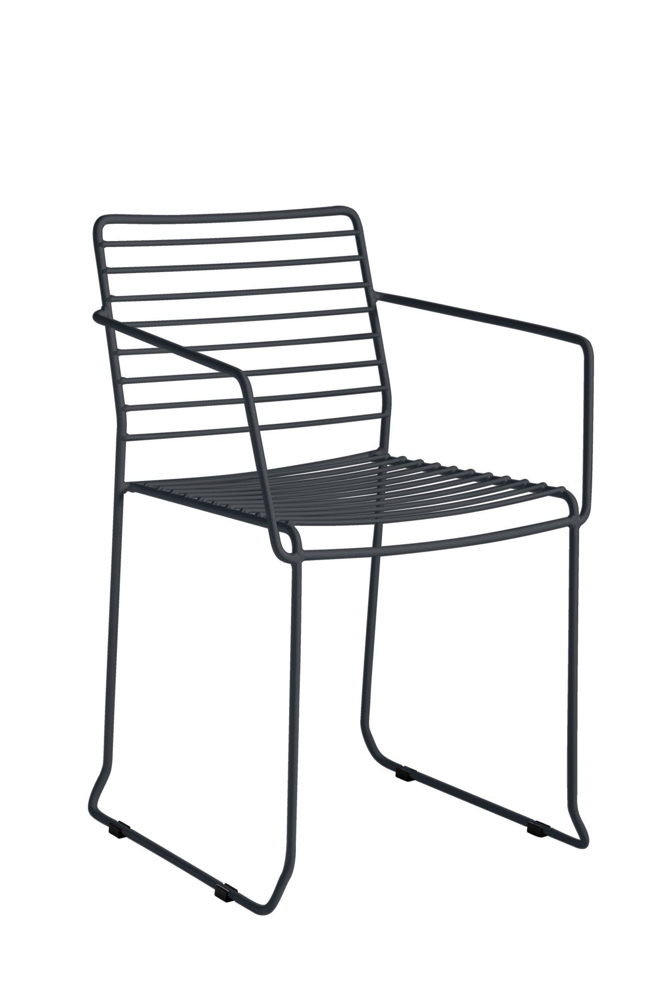 Стул для сада из оцинкованной стали с подлокотниками iSimar ARCH-00127946 - Вид №26