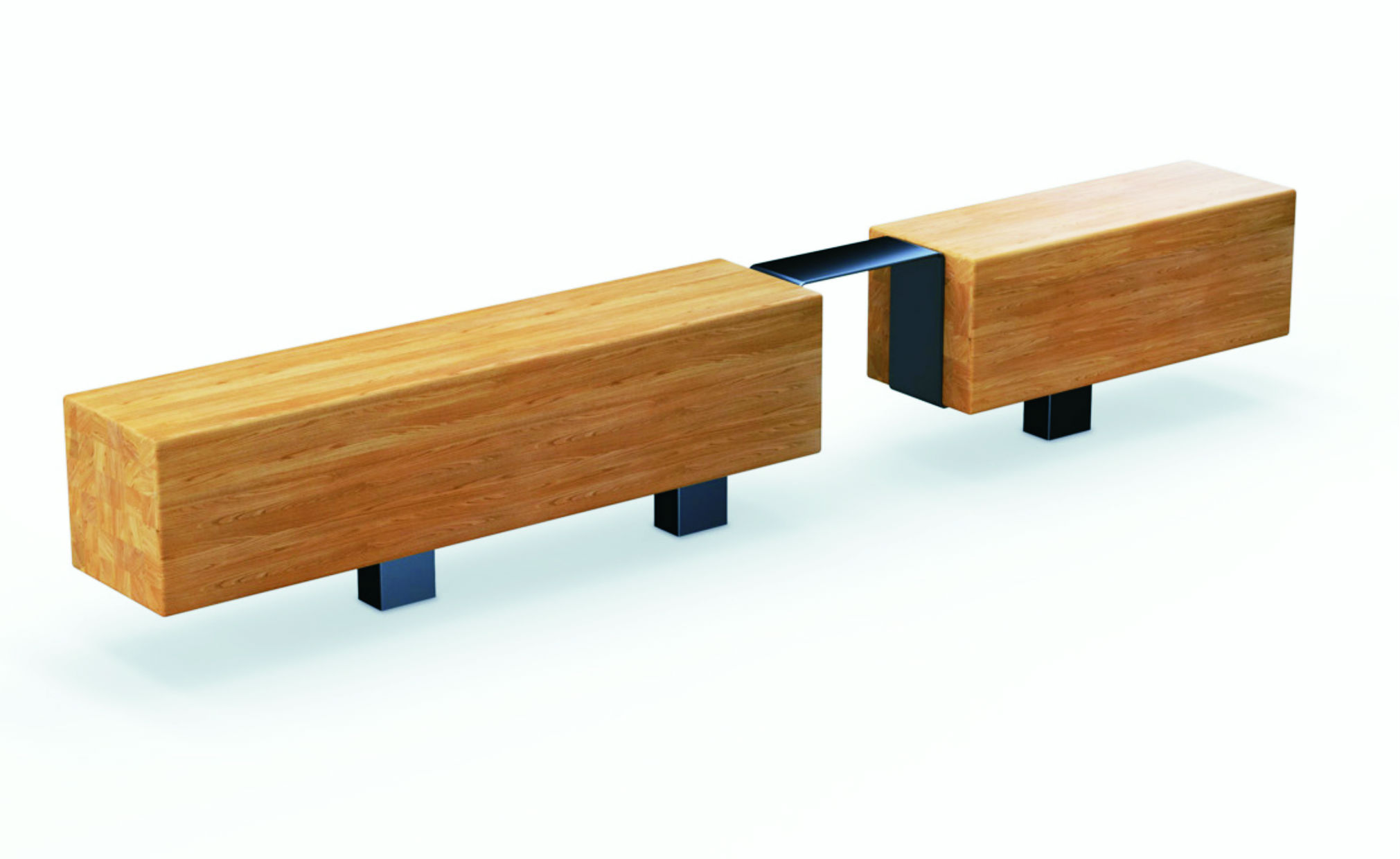BRSN02.01.01-MS.LF БРАУН сингл 02, скамья парковая LAB.Space  - Вид №1