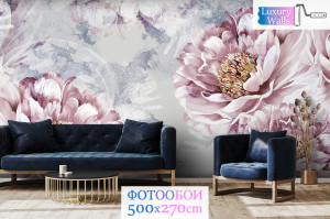 90827791 Фотообои флизелиновые 500х270 см Цветы. Пионы STLM-0401610 LUXURY WALLS