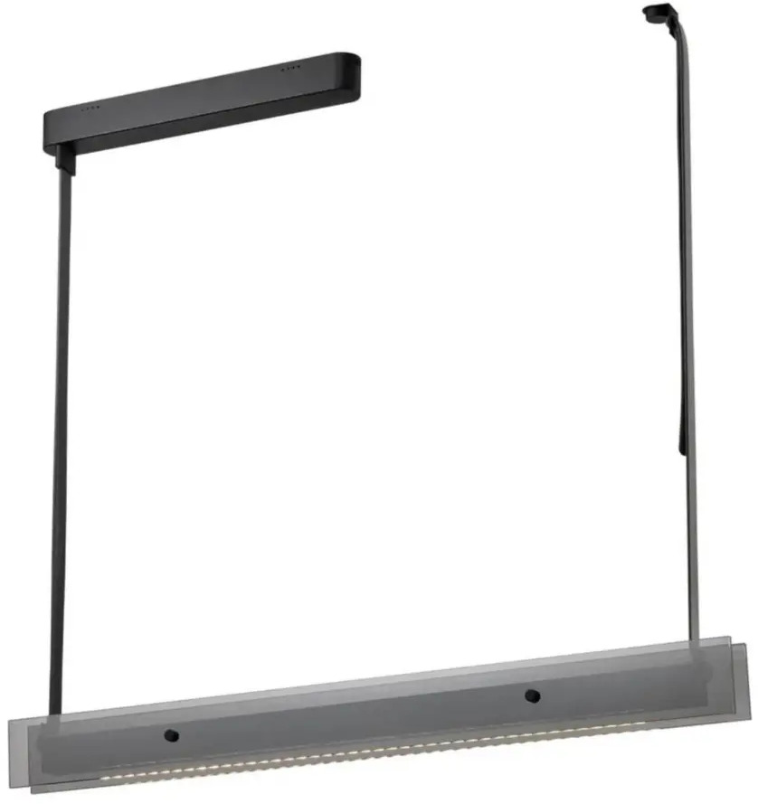 91792960 Светильник подвесной светодиодный Wertmark Kuno We435.10.023 27 м² теплый белый (желтый) свет цвет серый STLM-0935575