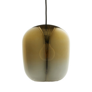 1624273605001 Лампа подвесная ombre, 30хD25 см, стекло, золото Frandsen