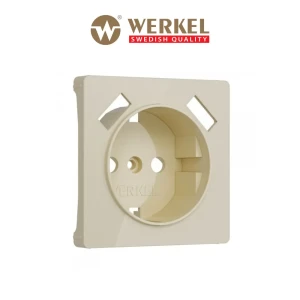 Накладка для розетки USB Werkel W1179543 цвет айвори акрил