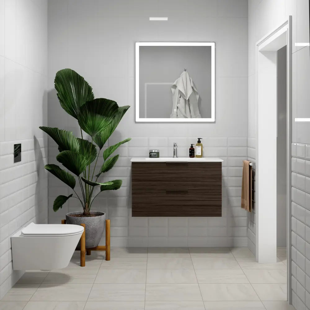 Плитка настенная Kerama Marazzi Бланше глянцевая 9.9x20 см 0.792 м² цвет белый STLM-2019194 - Вид №5
