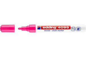16343653 Меловой маркер 4095/69 неоновый розовый, блистер 1183397 EDDING