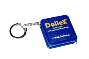 16050988 Рулетка 1 м, брелок с кольцом для ключей RUL-01 Dollex