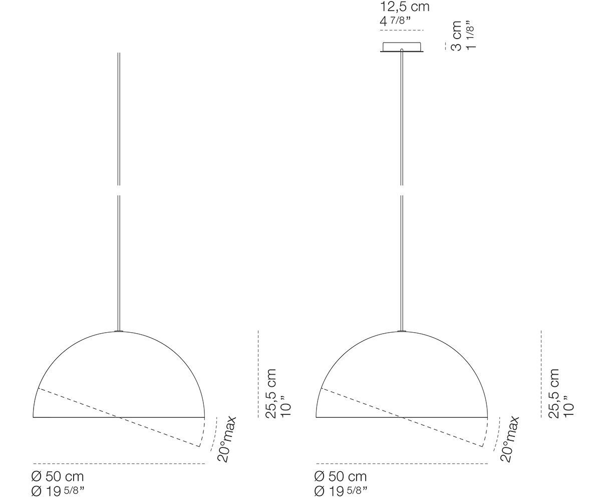Алюминиевый светодиодный подвесной светильник Cini&Nils Flip ARCH-00060220 - Вид №3