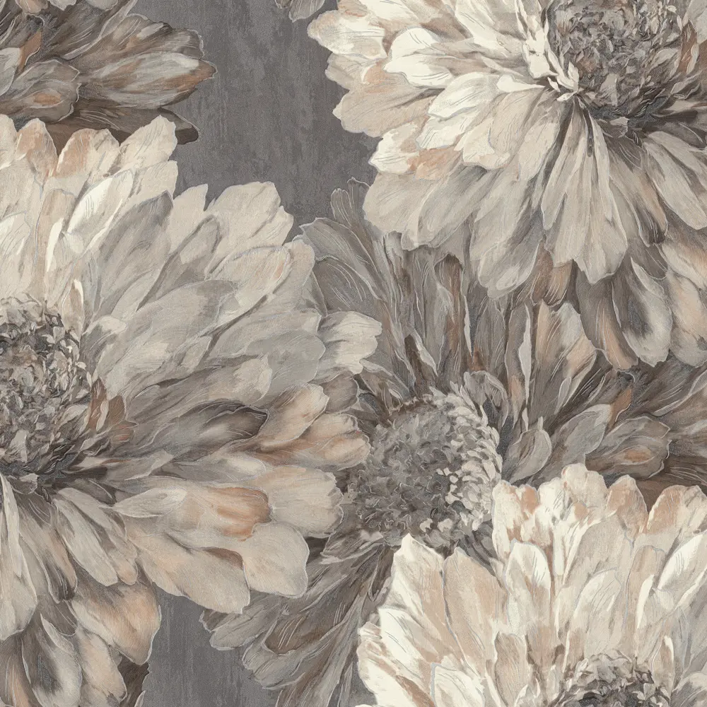 EURO DECOR Stella: Флизелиновые обои серые однотонные для гостиной и спальни 89369325 STLM-0817050 - Вид №1