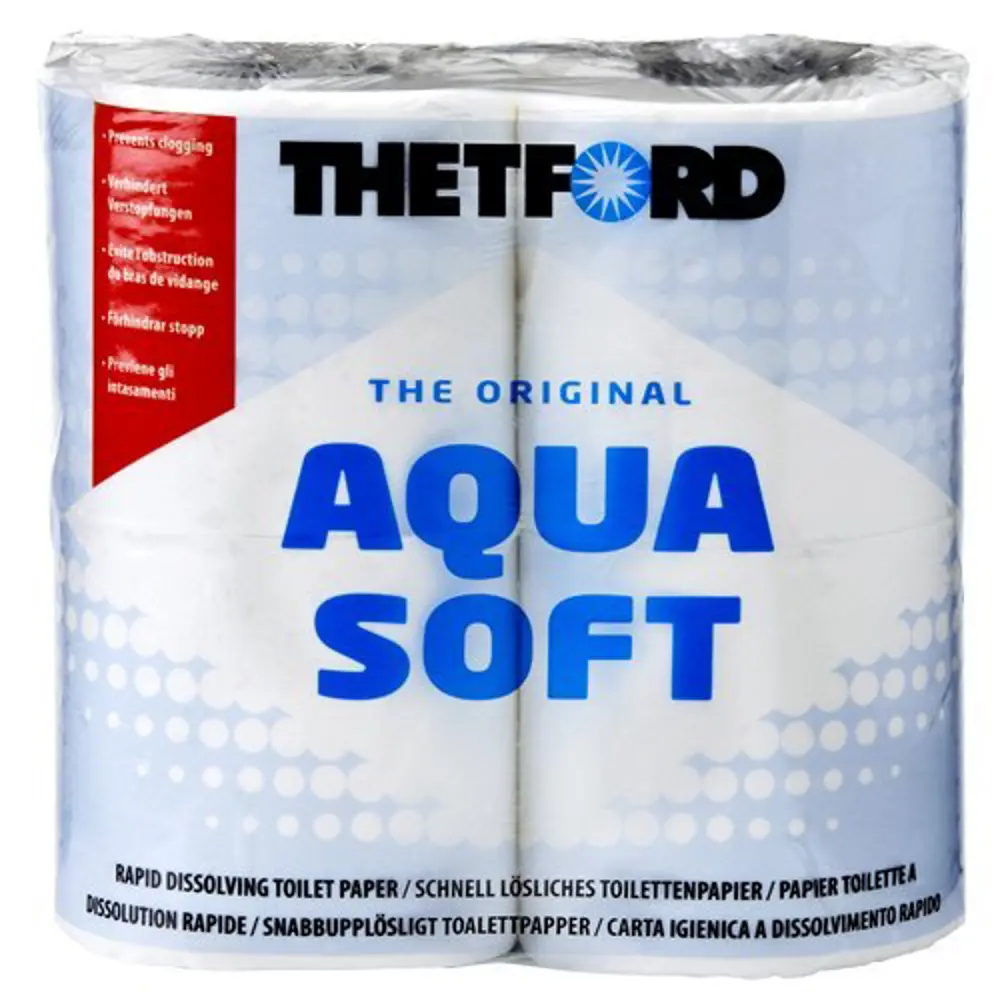 Туалетная бумага для биотуалета Thetford Aqua Soft, 4 рулона STLM-2121084