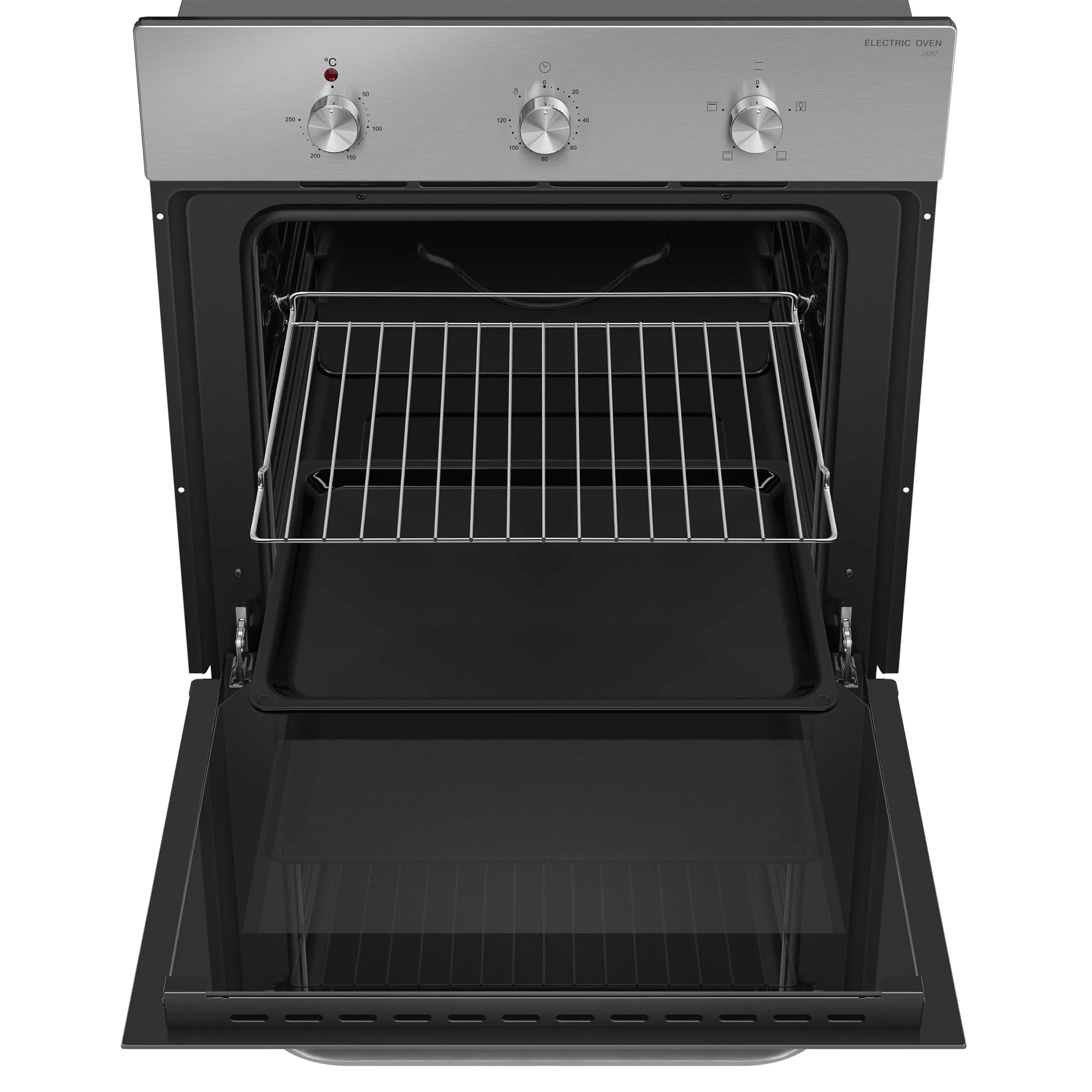 9168827 Электрический духовой шкаф Meferi MEO604IX LIGHT серебристый STDN-0025274 - Вид №3