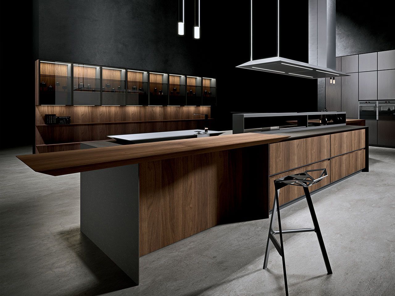 Встроенная кухня с островом Arrital AkB_08 ARCH-00084199 - Вид №1