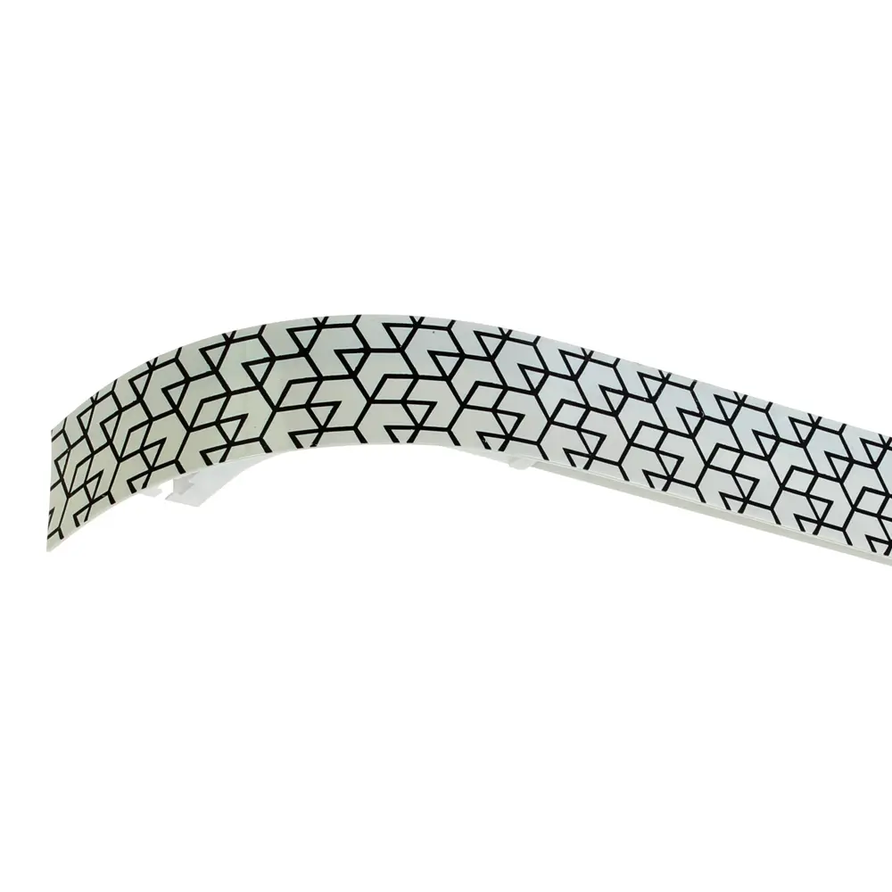 Карниз двухрядный «Модерн» венге цвет белый 160см DOMLEGRAND STLM-2187139