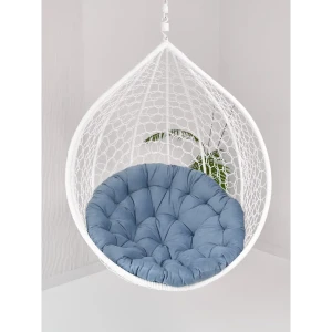 Подушка для качелей Everena Outdoor round grey-blue papasan 120x120 см разноцветная