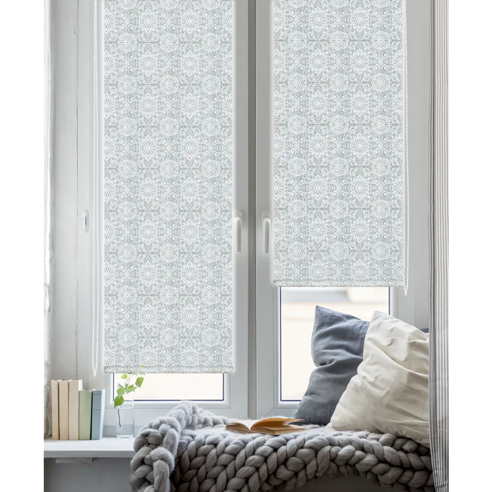 Штора рулонная Neo Classic 40x160 см серая GARDEN МАНДАЛА STLM-2193451 - Вид №6