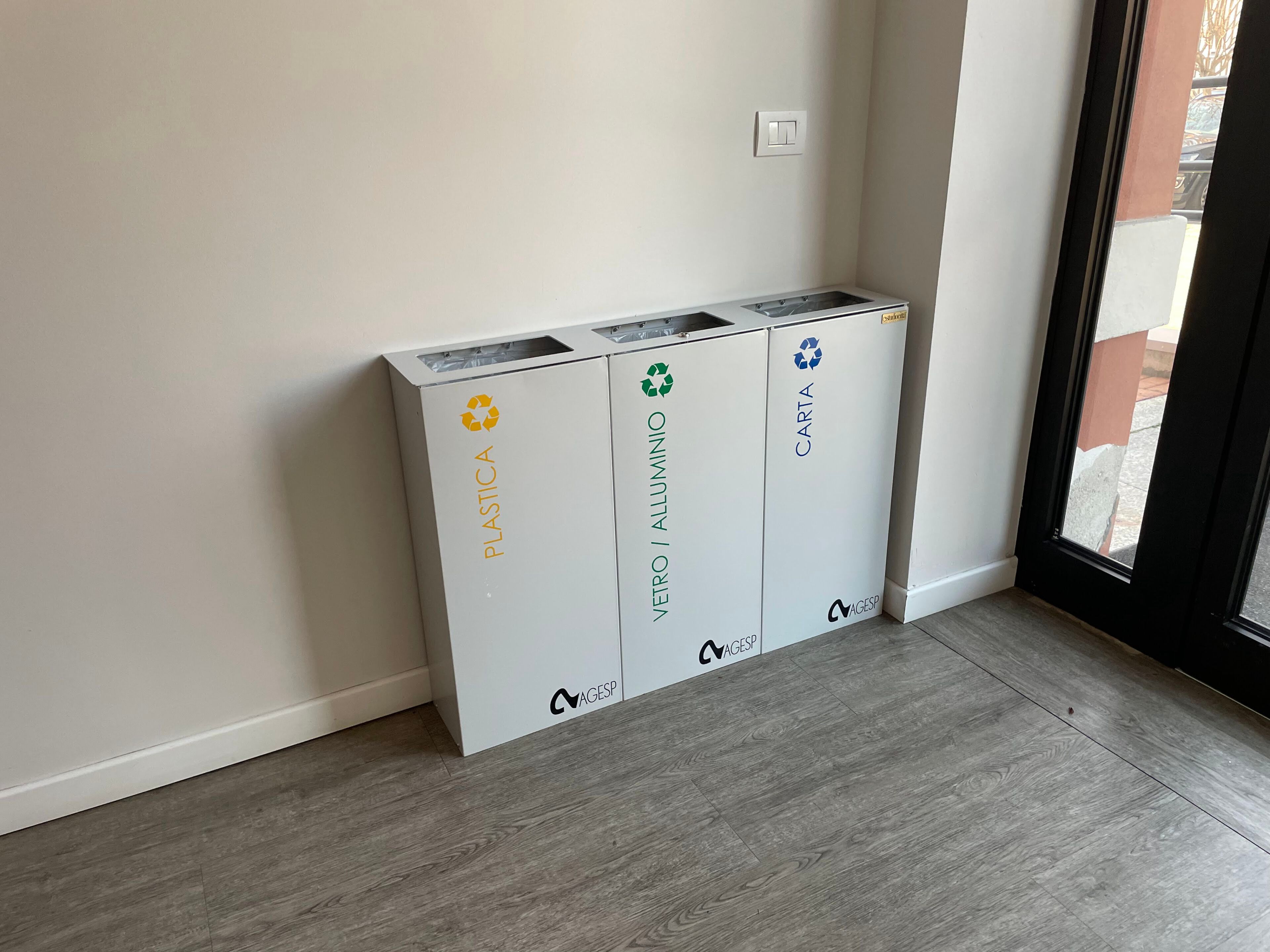 Стальная корзина для мусора для утилизации отходов Studio Città ECO BIN SLIM ARCH-00088129 - Вид №4