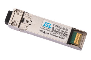 16393076 Модуль SFP+ 10G, WDM, одно волокно, SM, LC, Tx:1330/Rx:1270 нм, 21 дБ DDM GL-OT-ST21LC1-1330-1270 Gigalink