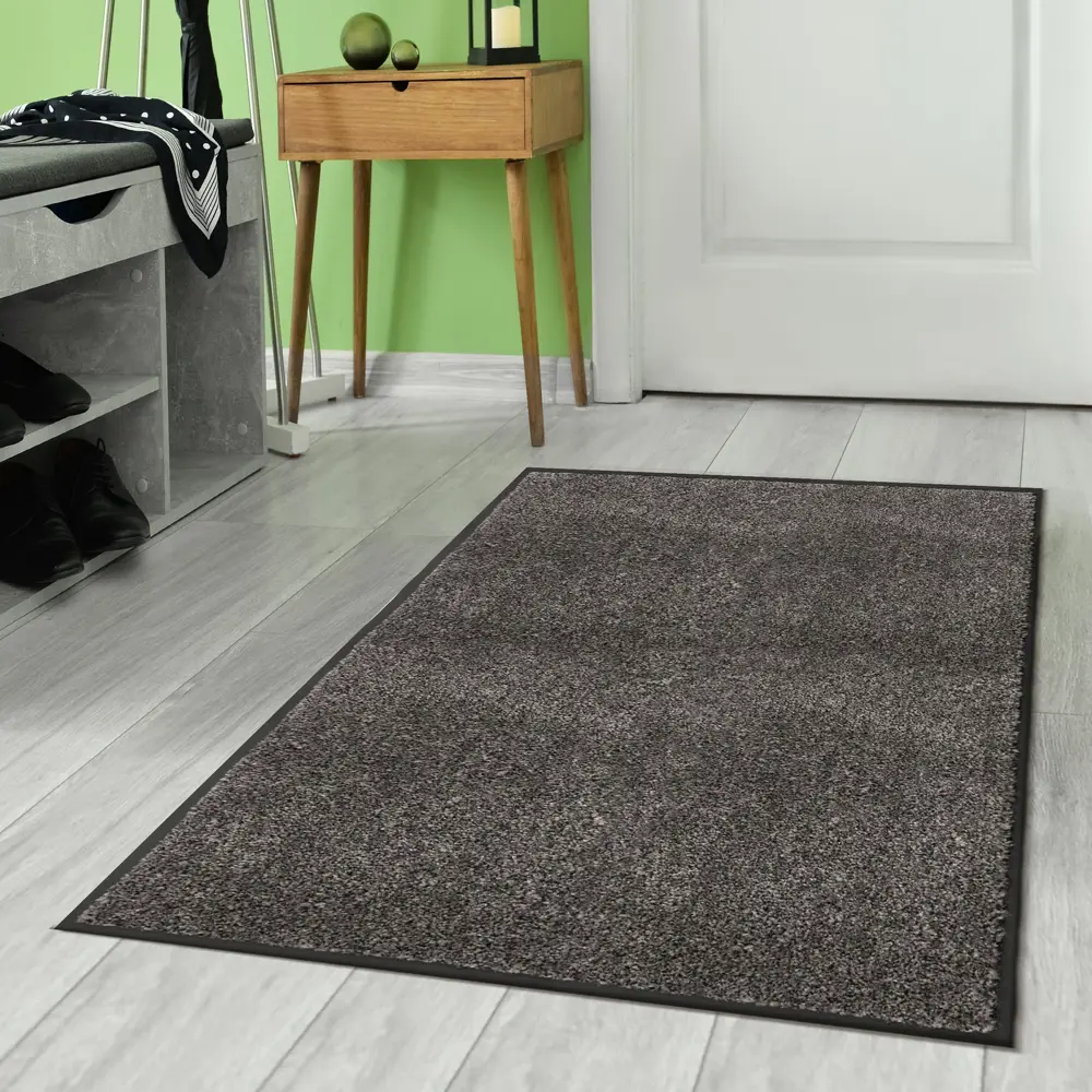 Коврик декоративный полипропилен Twist 60x90 см цвет серый 89392597 STLM-2028732 Santreyd 