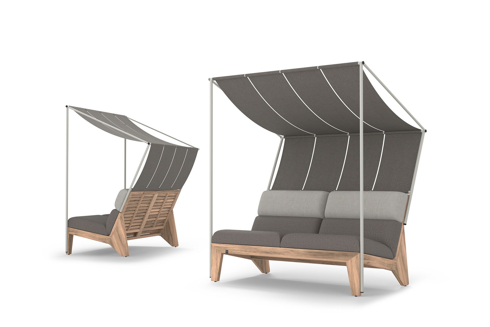 2 местный ТИК навес сад диван MAMAGREEN Labuan ARCH-00048332 - Вид №5