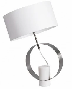 Flam & Luce Настольная лампа из мрамора Pietra