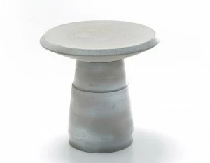 Moroso Круглый журнальный столик из керамики с бетонной отделкой