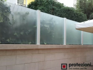 Protezioni Корпус экрана из алюминия и закаленного стекла со светодиодной подсветкой Pareo