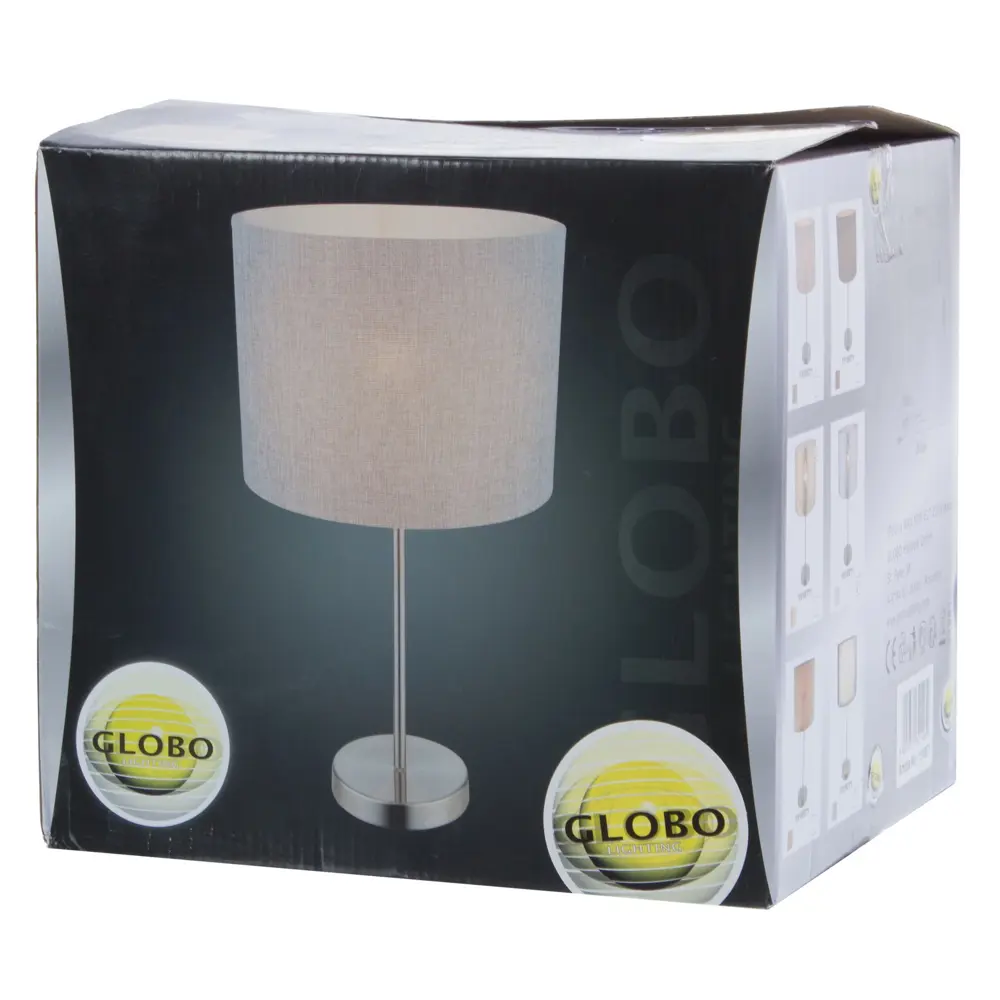 Настольная лампа Globo 1xE27х60 Вт, цвет серебро STLM-2131337 - Вид №4