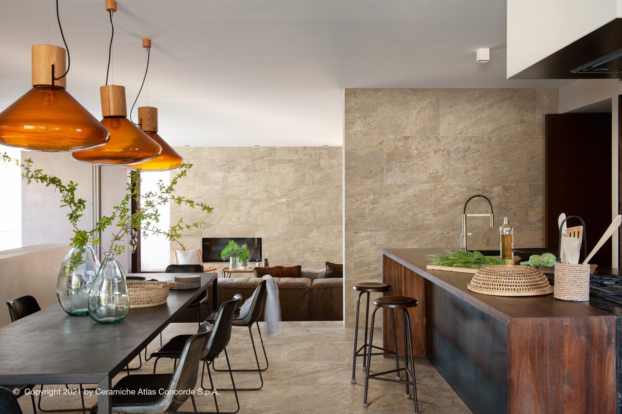 Пол / облицовка керамогранита с эффектом камня Atlas Concorde Norde ARCH-00026085 - Вид №43