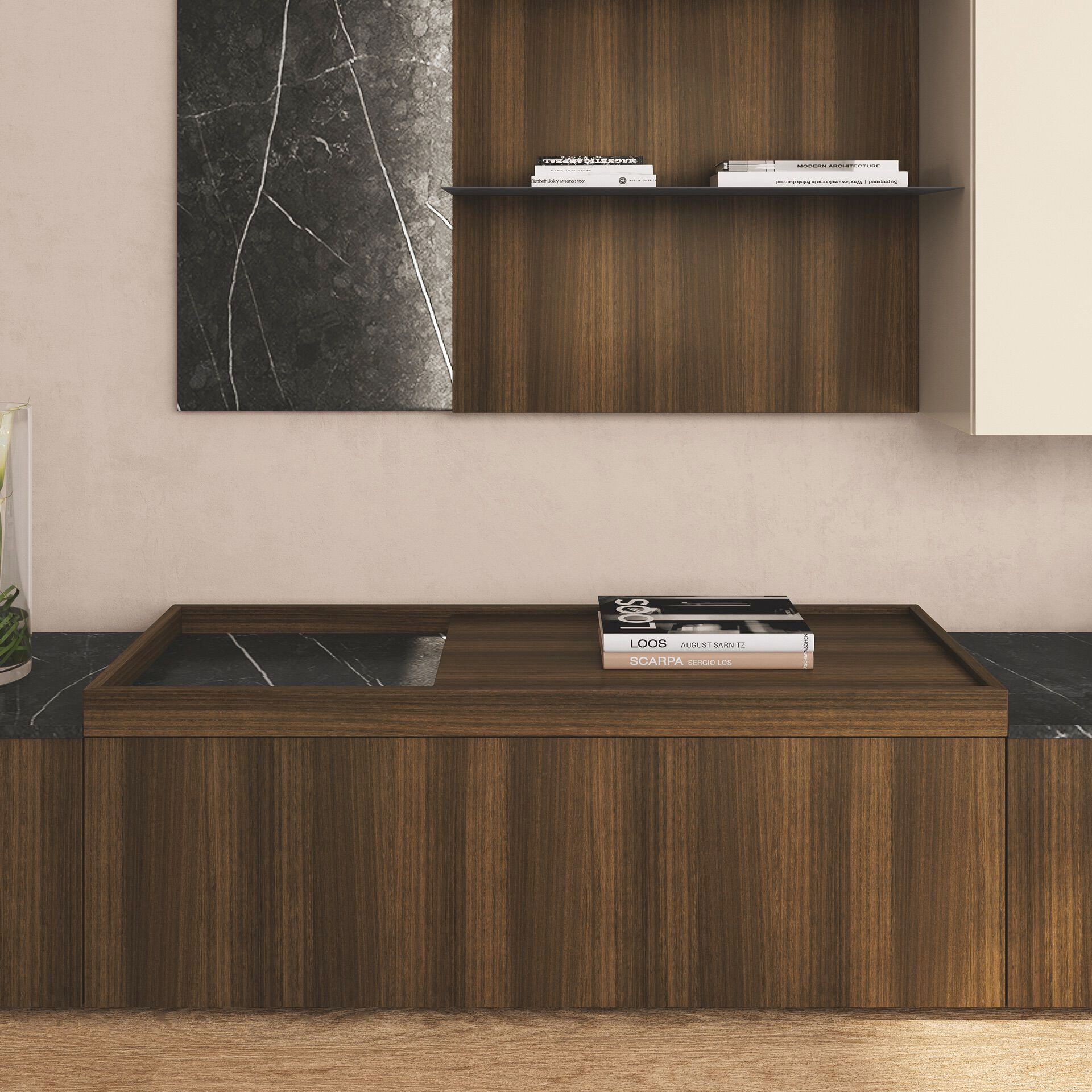 Деревянная секционная оборудованная стена Febal Casa DICIOTTO ARCH-00042839 - Вид №50