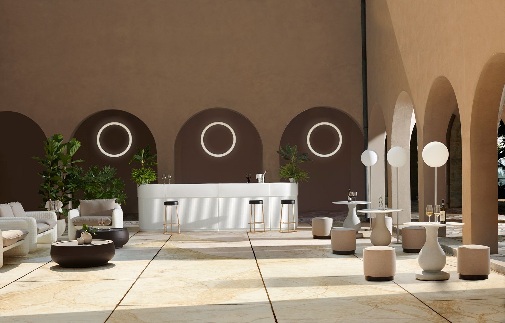 Полиэтиленовый садовый диван SLIDE ARCH-00105970 - Вид №6