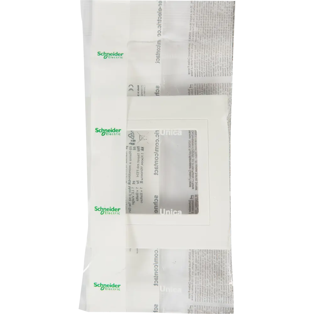 Рамка для розеток и выключателей Systeme Electric Unica 1 пост, цвет белый STLM-2110872 - Вид №4