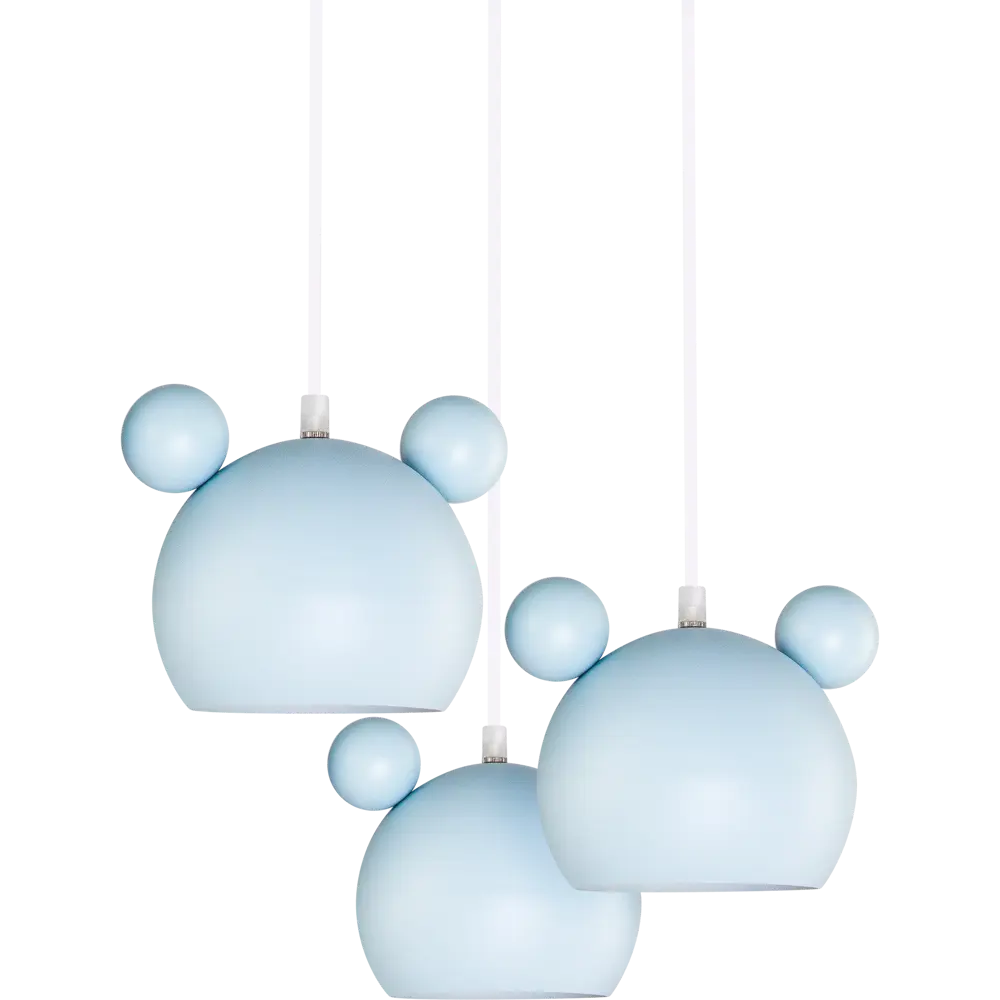 Подвесной светильник Panda 3хЕ27х40 Вт цвет голубой LUMIN ARTE STLM-2129374