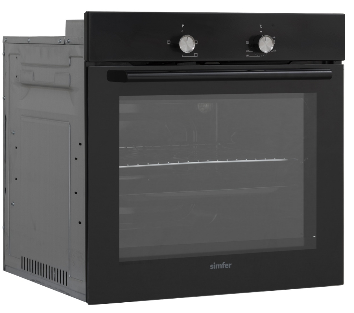 9033918 Электрический духовой шкаф Simfer B6EB04070 черный STDN-0010732 - Вид №1