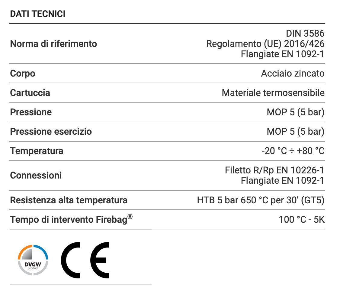 Фитинг FIREBAG® версия с внутренней / наружной резьбой DN32 / DN40 / DN50 TECO ARCH-00012018 - Вид №4