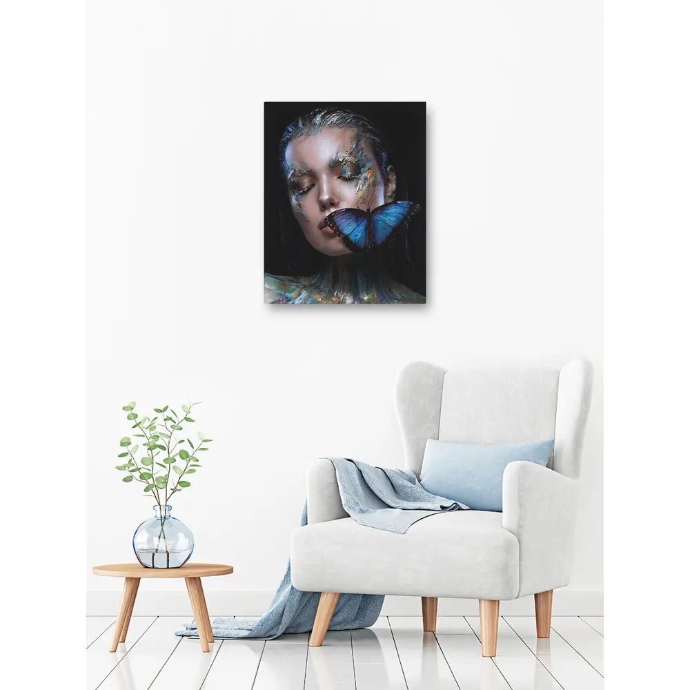 Картина на стекле Модель и бабочки AG 40-213 40x50 см POSTERMARKET STLM-2133585 - Вид №5