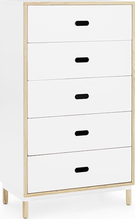 601051 Комод w. 5 ящиков белый Normann Copenhagen Kabino  - Вид №1