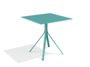 Стальной стол с порошковым покрытием со спицами