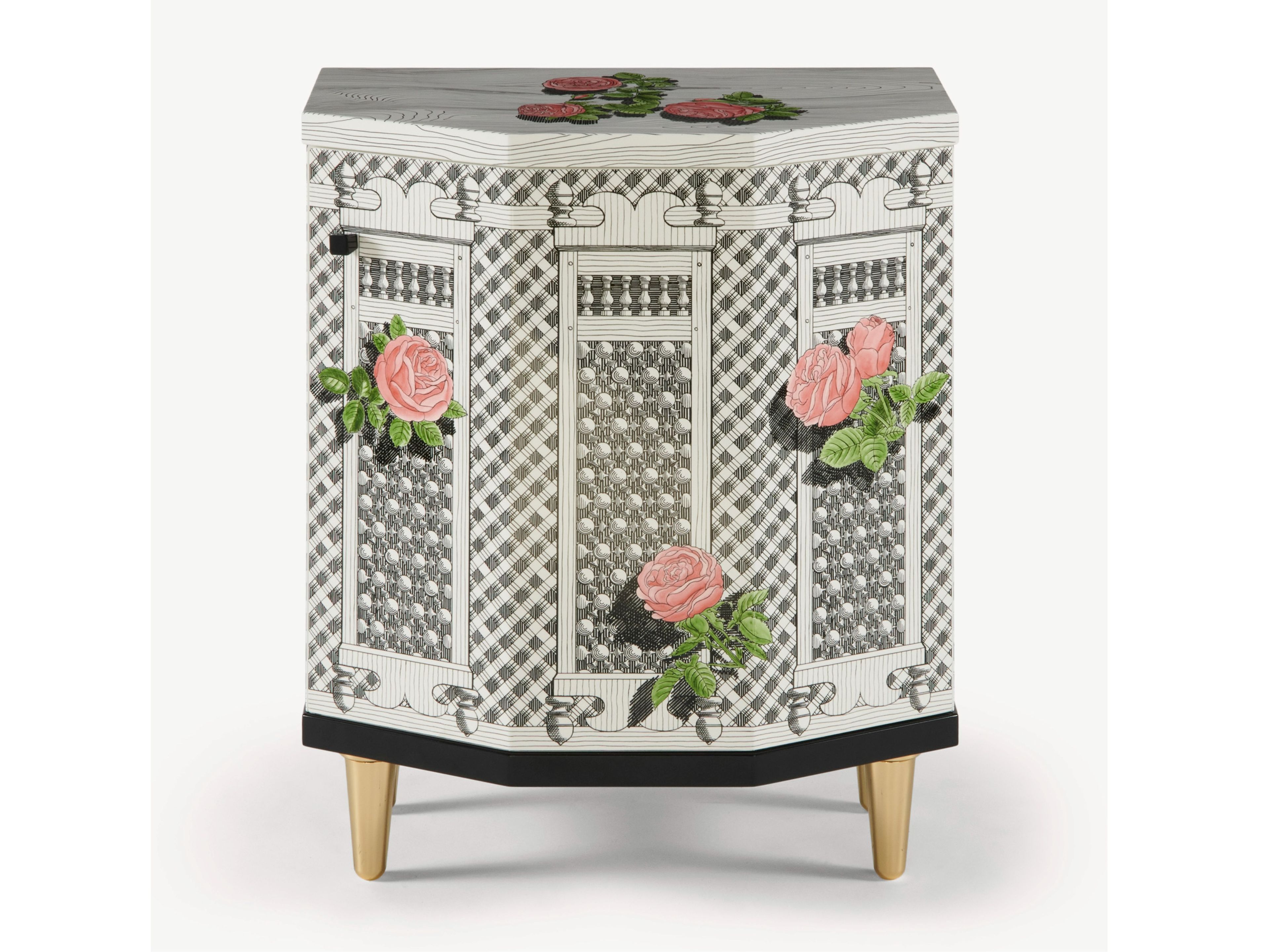 Тумбочка Fornasetti Musciarabia con rose ARCH-00132100