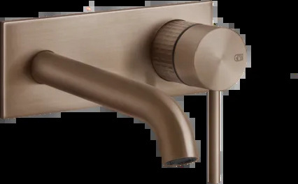 Смеситель для умывальника 54284 708 Gessi Gessi316 МЕДНЫЙ МАТОВЫЙ PVD