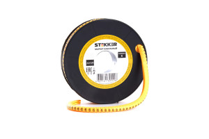 16240141 Кабель-маркер 6 для провода сеч.6мм, желтый, CBMR60-6 39129 STEKKER