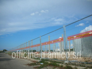 Временный и мобильный забор для строительной площадки