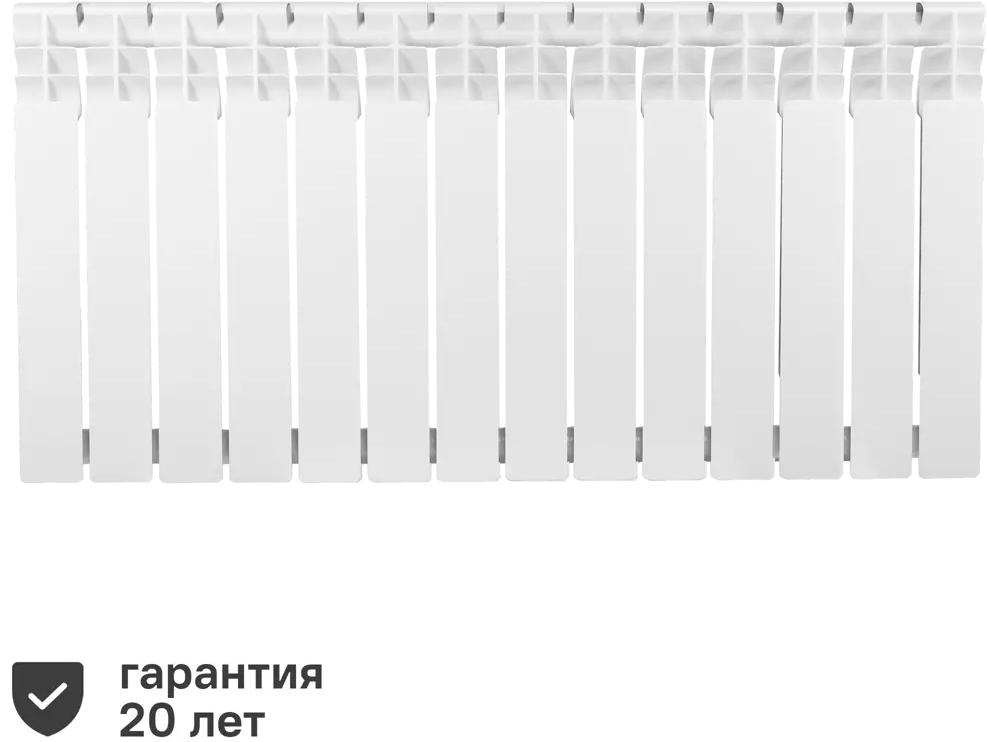Биметаллический радиатор Equation 14 секций для эффективного обогрева 86565622