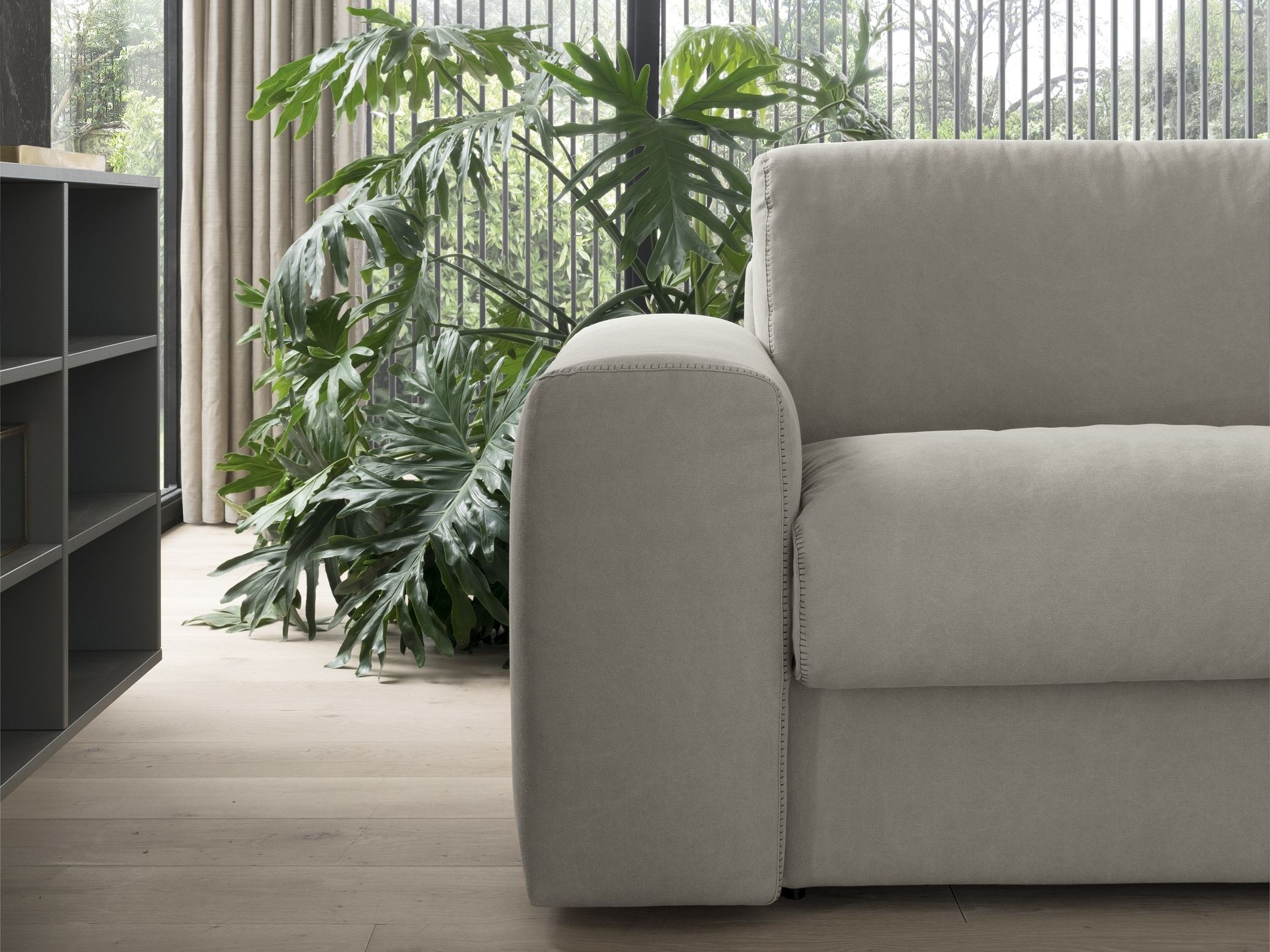 Двуспальный диван-кровать из ткани с полуостровом Felis Day &amp ARCH-00089866 - Вид №2