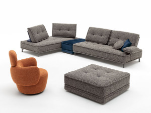 Модульный тканевый диван